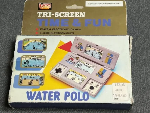 Tradera VTech Tri-Screen Time & Fun Water Polo Boxad> Retro-videospil Og Pocket-spil