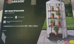 Tradera Växthus Mini - Parkside - Minidrivhus - Greenhouse - 69 x 160 x 49cm| Væksthuse & Drivhuse