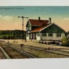 Tradera Vykortet Sjömarken - Järnvägsstation 2 olika| Generelle Motiver