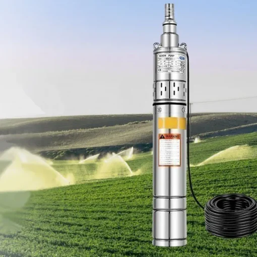 Tradera 550W 0,75HP 2000L/H dränkbar djupbrunnspump,stort flöde,högt tryck,flera filter| Haveredskaber