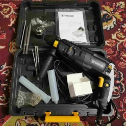 Online 1000W 0-1300RPM 3,2J per slag multifunktionell elektrisk hammare med tillbehör Maskiner