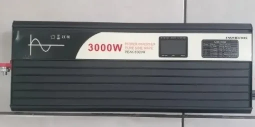 Clearance 3000W 24V till 220-230V LCD-skärm ren sinusvågssolväxelriktare med larm funktion Solenergi