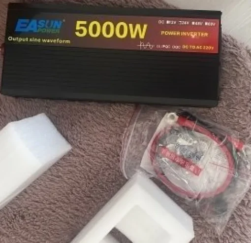 Best 5000W 24V till 220-240V solomriktare, ren sinusvåg, hög konverteringsfrekvens Solenergi