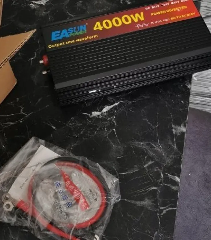 Best 4000W 24V till 220-240V solomriktare, ren sinusvåg, hög konverteringsfrekvens Solenergi