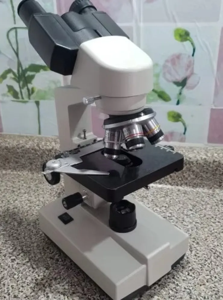 Tradera 40-2500X binokulärt sammansatt mikroskop med belysning,högupplöst bildbehandling| Mikroskop