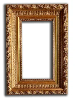 Tradera 10x18 cm eller 4x7 tum, fotoram i guld| Rammer