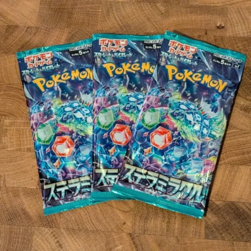 Tradera 3x Stella Miracle/Stellar Crown SV7 Booster Packs - Japanskt - Pokémon> Spillekort