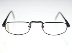 Cheap XD-18 C3 48-24 men's vintage black metal frame eyeglasses-NEW-circa 1980s Briller & Tilbehør