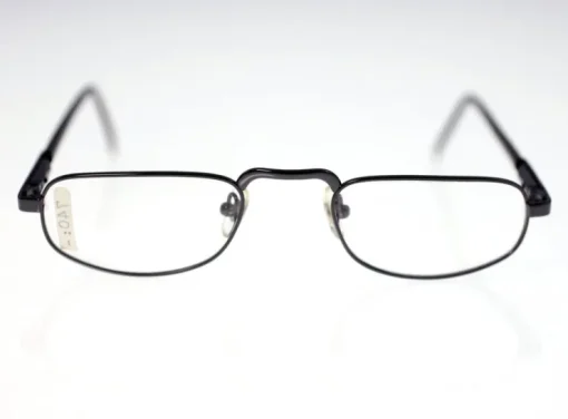 Cheap XD-18 C3 48-24 men's vintage black metal frame eyeglasses-NEW-circa 1980s Briller & Tilbehør