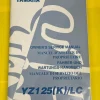 Tradera Yamaha YZ125 YZ 125 Owners service manual 1998| Motocross