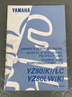Tradera Yamaha YZ80 YZ 80 Owner´s service manual verkstadshandbok 1998 original| Motocross
