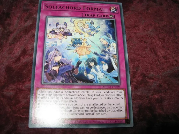 Tradera YU-GI-OH SOLFACHORD FORMAL ANGU-EN026> Samlebilleder