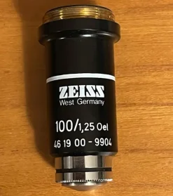 Tradera Zeiss West Germany 100/1,25 Ol Objektiv Mikroskop| Mikroskop